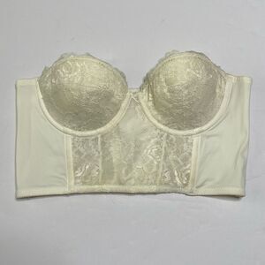 Vintage Ivory Lace Bustier Corset Top
